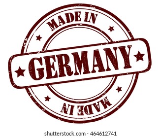 circle grunge stamp "made in Germany"
