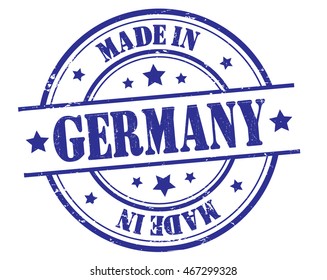 circle grunge stamp "made in Germany"
