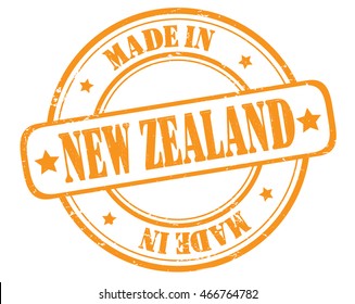 circle grunge stamp "made in New Zealand"