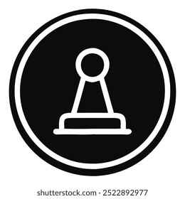 Circle grunge stamp vector art illustration icon logo