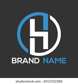 Circle H letter logo design service