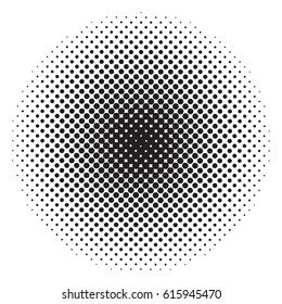 Circle halftone. Abstract background for your design