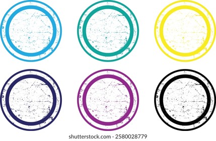 Circle halftone collection. Black halftone dots backgrounds, round halftones geometric dots gradient.