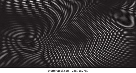 Circle halftone collection. Black halftone dots backgrounds, round halftones geometric dots abstract