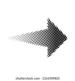circle halftone design elements with black dots isolated on white background. Comic dotted pattern.vector design illustration art