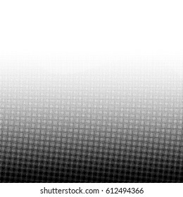 Circle halftone element, monochrome abstract graphic, prepress or generic concepts. Dotted gradient vector illustration.