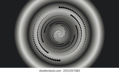 Circle halftone patterns dots. Globe illustration. Abstract halftone background.