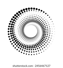 Circle Halftone Vector Art, Icons, and Graphics
