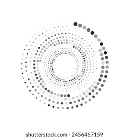 Circle Halftone Vector Art, Icons, and Graphics
