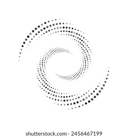 Arte vectorial, iconos y gráficos de semitonos circulares
