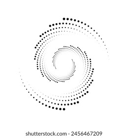 Arte vectorial, iconos y gráficos de semitonos circulares
