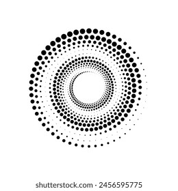 Circle Halftone Vector Art, Icons, and Graphics
