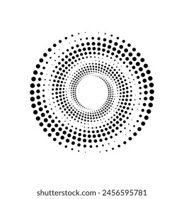 Circle Halftone Vector Art, Icons, and Graphics
