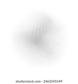 Circle Halftone Vector Art, Icons, and Graphics Elements.
