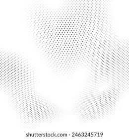 Kreis-Halbton-Vektorgrafik, Symbole und Grafik-Elemente.
