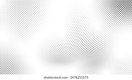 Arte vectorial de semitonos, iconos y Elementos gráficos circulares.
