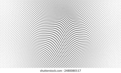 Arte vectorial de semitonos, iconos y Elementos gráficos circulares.
