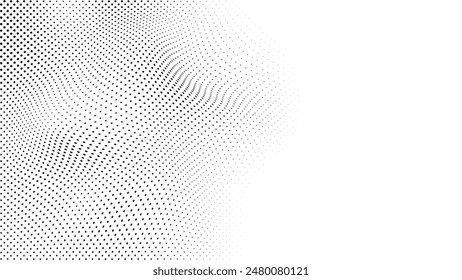 Arte vectorial de semitonos, iconos y Elementos gráficos circulares.
