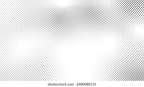 Image vectorielle, icônes et Éléments graphiques en demi-teinte  Cercle .
