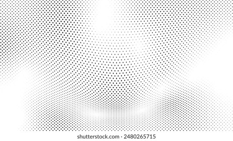 Image vectorielle, icônes et Éléments graphiques en demi-teinte  Cercle .
