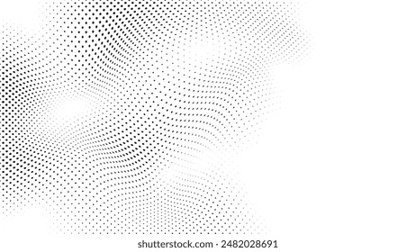 Image vectorielle, icônes et Éléments graphiques en demi-teinte  Cercle .
