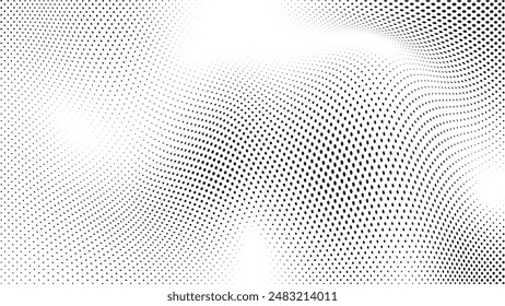 Image vectorielle, icônes et Éléments graphiques en demi-teinte  Cercle .
