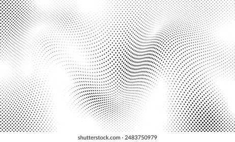 Image vectorielle, icônes et Éléments graphiques en demi-teinte  Cercle .
