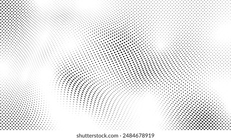 Arte vectorial de semitonos, iconos y Elementos gráficos circulares.
