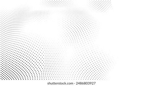 Arte vectorial de semitonos, iconos y Elementos gráficos circulares.
