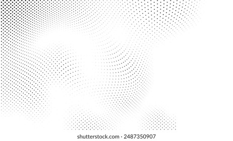 Arte vectorial de semitonos, iconos y Elementos gráficos circulares.
