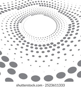 Arte, ícones e gráficos de vetor de meio-tom de círculo