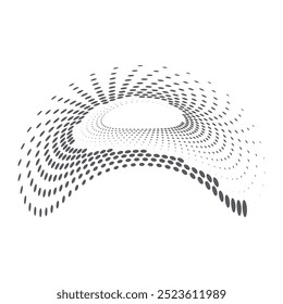 Arte vectorial, iconos y gráficos de semitonos en círculo