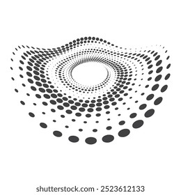 Arte vectorial, iconos y gráficos de semitonos en círculo