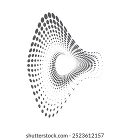 Arte vectorial, iconos y gráficos de semitonos en círculo