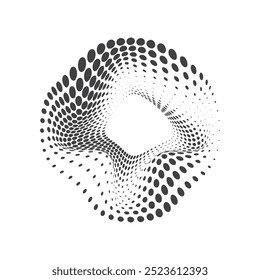 Arte vectorial, iconos y gráficos de semitonos en círculo