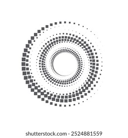 Arte vectorial, iconos y gráficos de semitonos en círculo