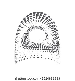 Kreisförmige Halbtonvektorgrafik, Symbole und Grafiken