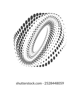 Circle Halftone Vector Art, Icons, and Graphics