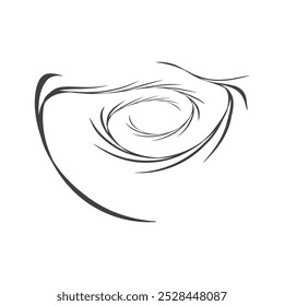 Arte vectorial, iconos y gráficos de semitonos en círculo