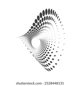 Arte vectorial, iconos y gráficos de semitonos en círculo
