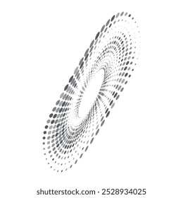 Arte vectorial, iconos y gráficos de semitonos en círculo