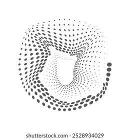 Circle Halftone Vector Art, Icons, and Graphics