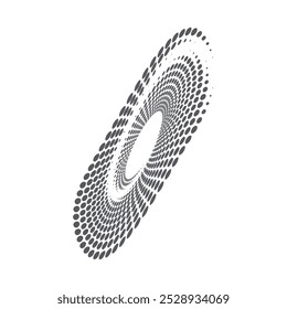 Kreisförmige Halbtonvektorgrafik, Symbole und Grafiken