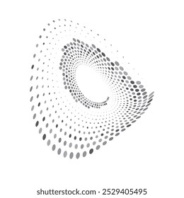 Arte, ícones e gráficos de vetor de meio-tom de círculo