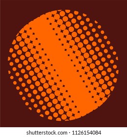 Circle halftone vector design