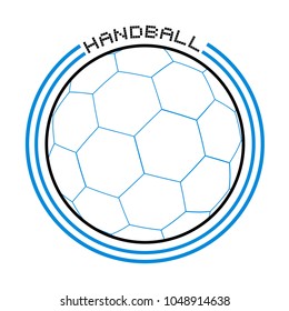 Circle handball icon design