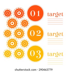 Circle harmony abstract colorful background design