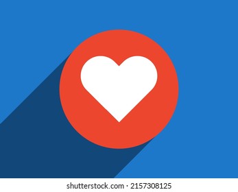 Circle and heart icon. Symbol button and illustration of web element for heart and valentine design. Circle and heart sign. Vector.