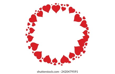 Circle Heart Shape, Round, Creative, Loving, Romantice