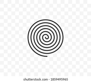 Circle, helix, scroll, spiral icon. Vector illustration.